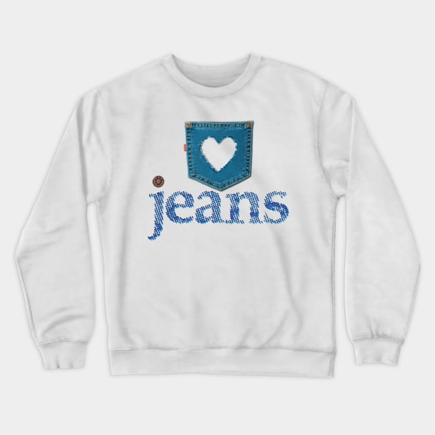 Jeans Crewneck Sweatshirt by Simple Ever